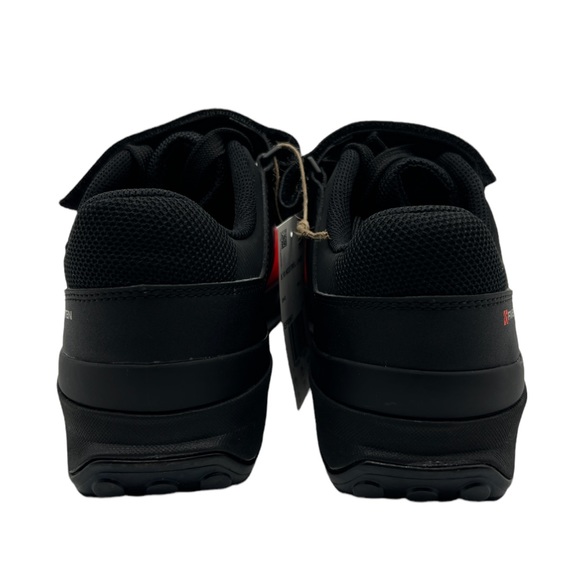 Five Ten Kestrel Lace Clipless Shoes Core Black Solar Red Grey Two Sz 9 - Picture 3 of 9